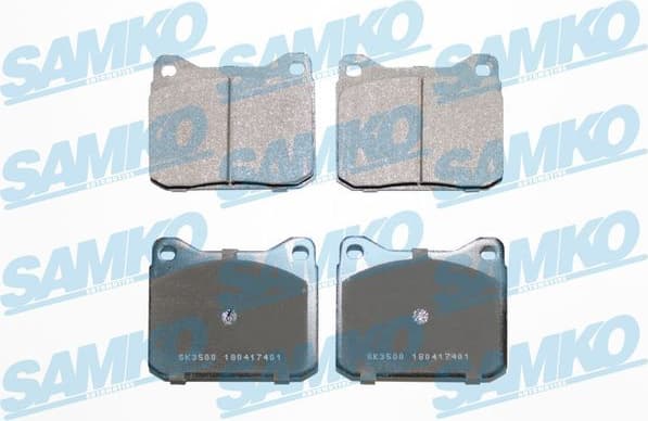 Brake Pad Set, disc brake 5SP401