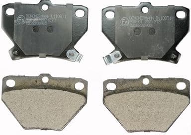 Brake Pad Set, disc brake B110871