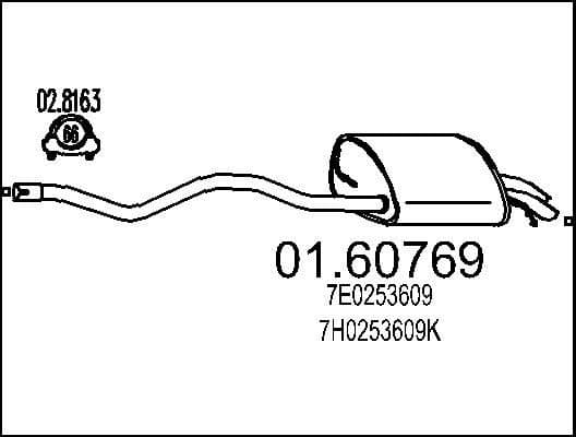 Rear Muffler 01.60769