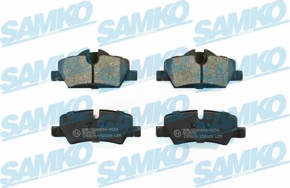 Brake Pad Set, disc brake 5SP2029