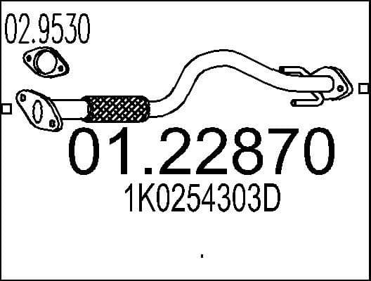 Exhaust Pipe 01.22870