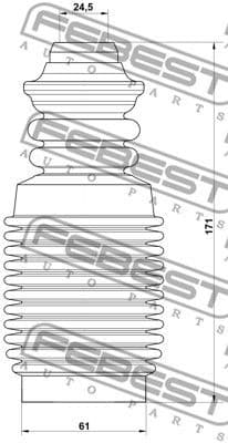 Dust Cover Kit, shock absorber RNSHB-LAGIIF-KIT - image 2