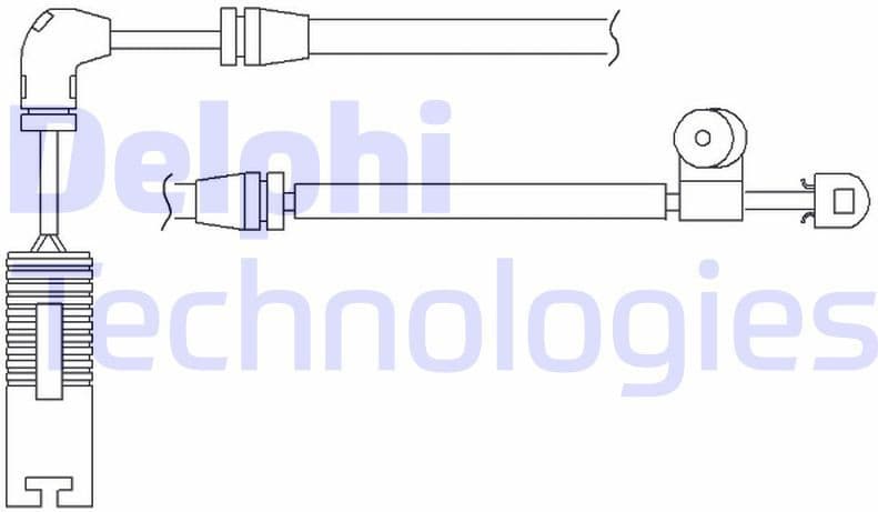 Warning Contact, brake pad wear LZ0180