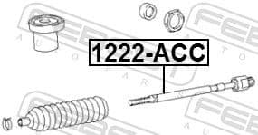 Inner Tie Rod 1222-ACC - image 2