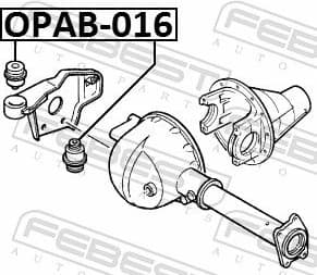 Mounting, differential OPAB-016 - image 2