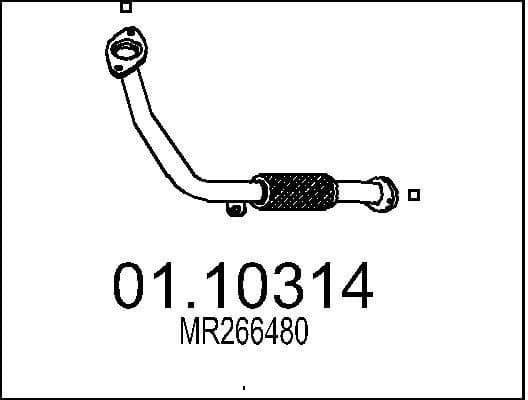 Exhaust Pipe 01.10314