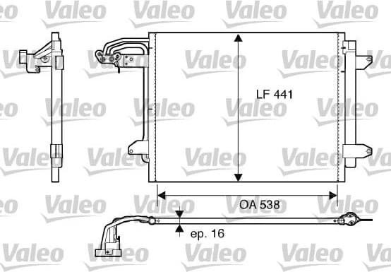 Condenser, air conditioning 817806