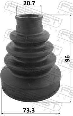 Bellow Kit, drive shaft 0315-FK - image 2