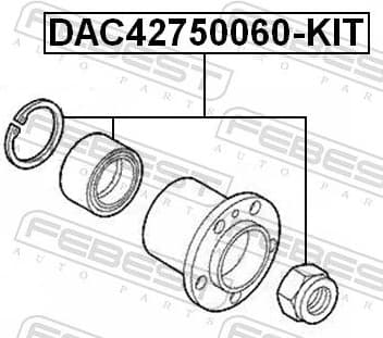 Wheel Bearing Kit DAC42750060-KIT - image 2