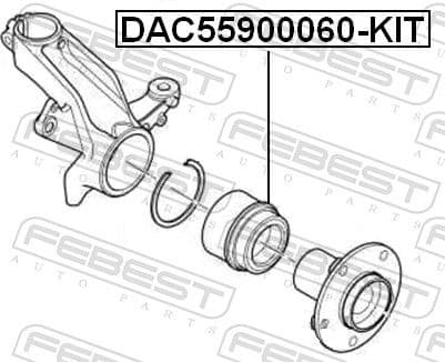 Wheel Bearing Kit DAC55900060-KIT - image 2