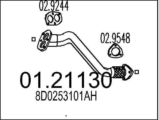 Exhaust Pipe 01.21130