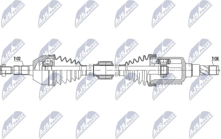 Drive Shaft NPW-DW-029