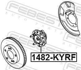 Wheel Hub 1482-KYRF - image 2