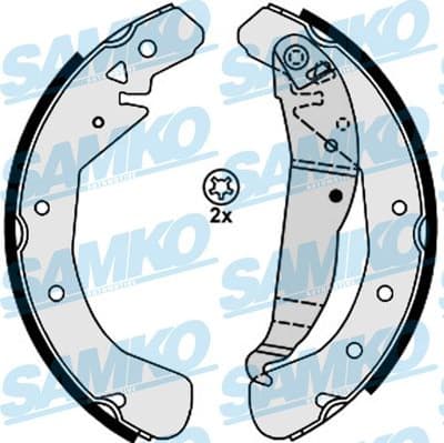 Brake Shoe Set 88210