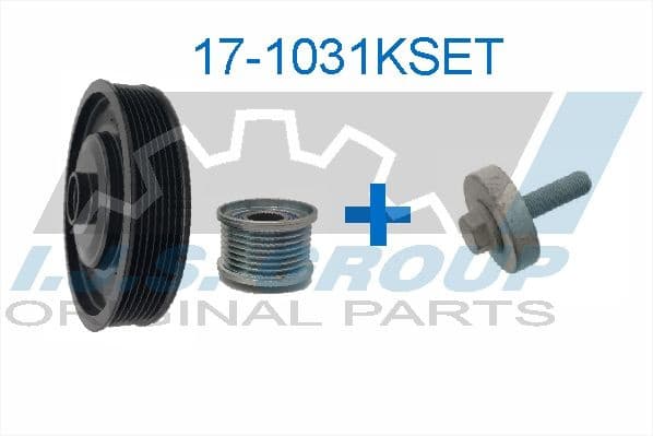 Belt Pulley Set, crankshaft Technology & Quality, Made in Spain 17-1031KSET
