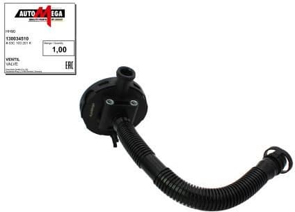 Valve, crankcase ventilation 130034510