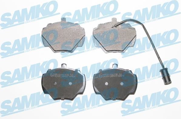 Brake Pad Set, disc brake 5SP431