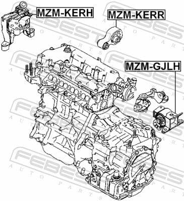 Mounting, engine MZM-KERR - image 2