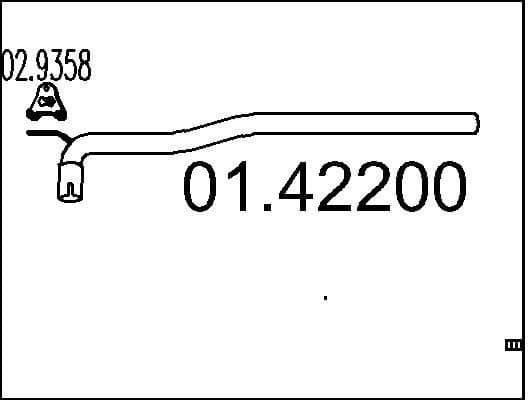 Exhaust Pipe 01.42200