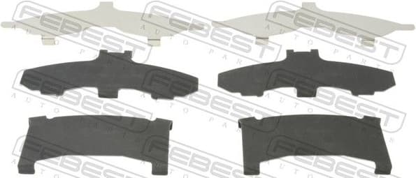 Anti-Squeal Foil, brake pad (back plate) 0403-CW6WF