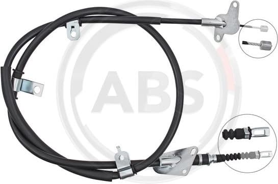 Cable Pull, parking brake K10063