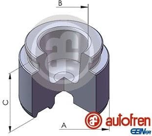 Piston, brake caliper D025271