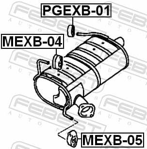 Rubber Buffer, muffler MEXB-04 - image 2