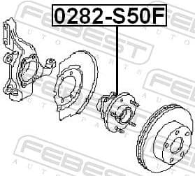 Wheel Hub 0282-S50F - image 2