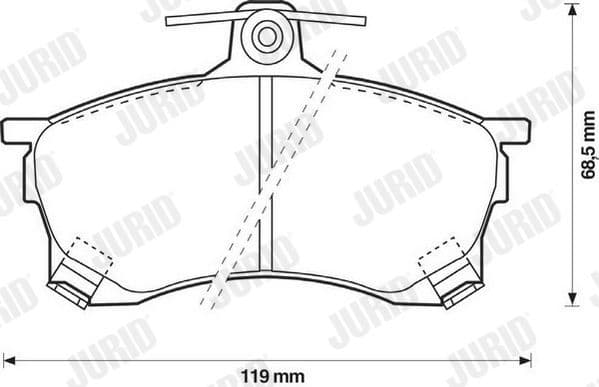 Brake Pad Set, disc brake 571942J - image 2