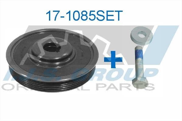 Belt Pulley Set, crankshaft Technology & Quality, Made in Spain 17-1085SET