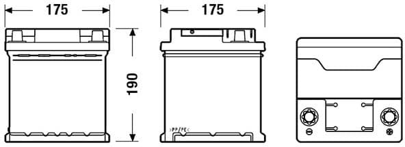Starter Battery EXCELL ** EB440 - image 2