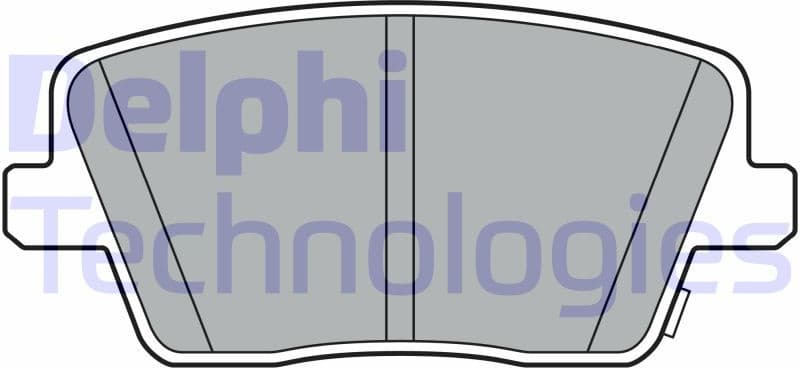 Brake Pad Set, disc brake LP3404