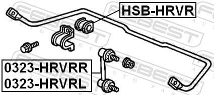 Mounting, stabiliser bar HSB-HRVR - image 2