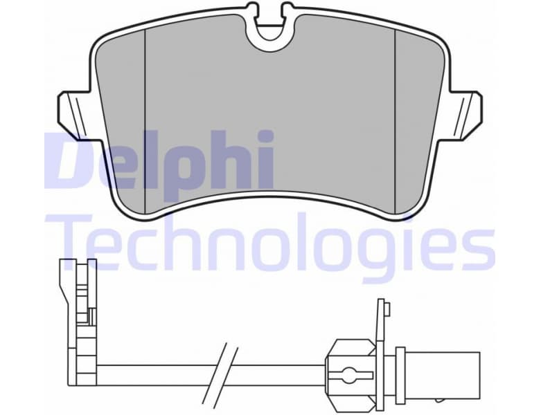 Brake Pad Set, disc brake LP3681