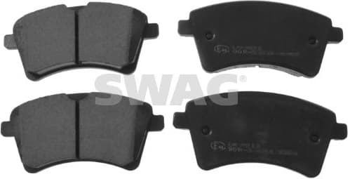 Brake Pad Set, disc brake 60 11 6184