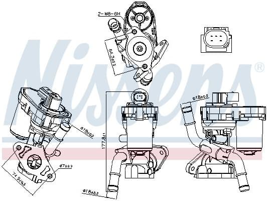 EGR Valve ** FIRST FIT ** 98165