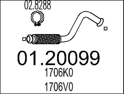 Exhaust Pipe 01.20099