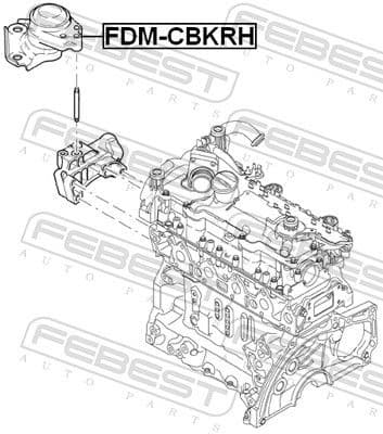 Mounting, engine FDM-CBKRH - image 2