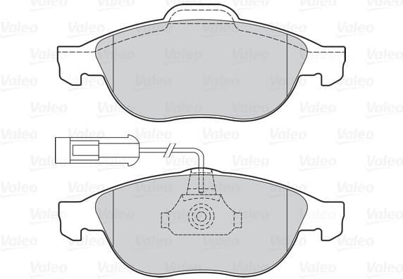 Brake Pad Set, disc brake ESSENTIAL 302074 - image 2
