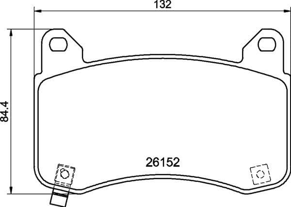 Brake Pad Set, disc brake PRIME LINE P09029