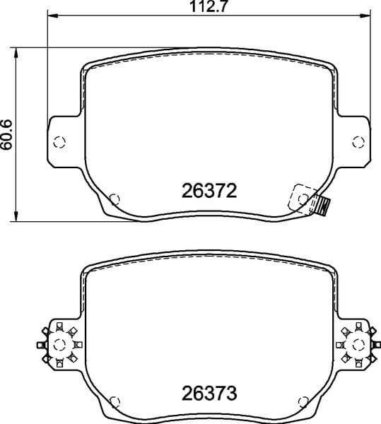 Brake Pad Set, disc brake PRIME LINE P09030