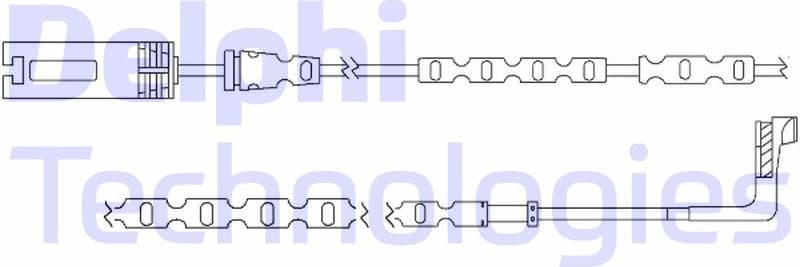 Warning Contact, brake pad wear LZ0216