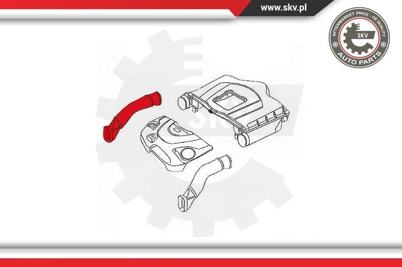 Intake Hose, air filter 43SKV920 - image 4