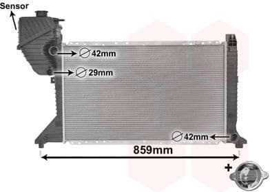 Radiator, engine cooling *** IR PLUS *** 30002300
