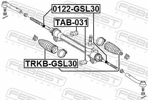 Inner Tie Rod 0122-GSL30 - image 2