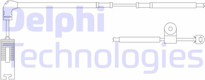 Warning Contact, brake pad wear LZ0184