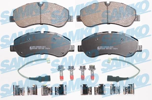 Brake Pad Set, disc brake 5SP1786A