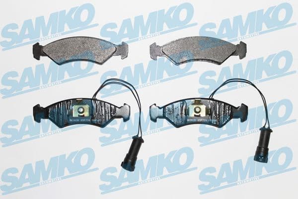 Brake Pad Set, disc brake 5SP734