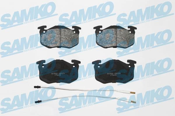 Brake Pad Set, disc brake 5SP231