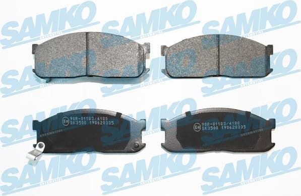 Brake Pad Set, disc brake 5SP335